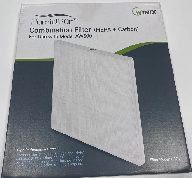 Filter Winix AW600 luftfuktare Kombifilter Hepa och kolfilter