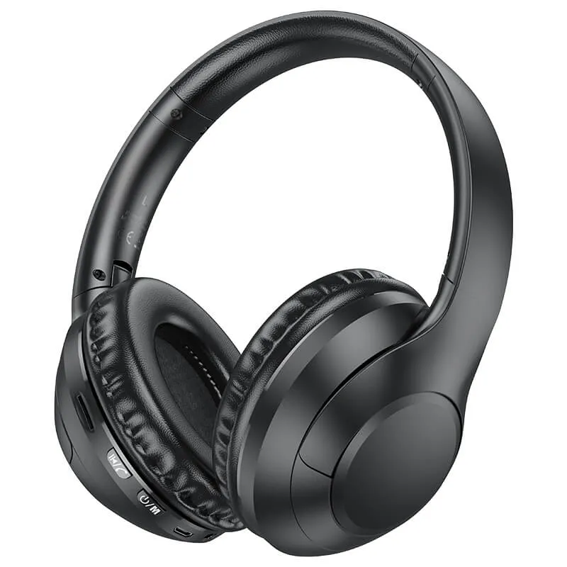 Bluetooth Hovedtelefoner | On-ear headset med Bluetooth 5.3, AUX, TF-kort og op til 20 timers batteritid