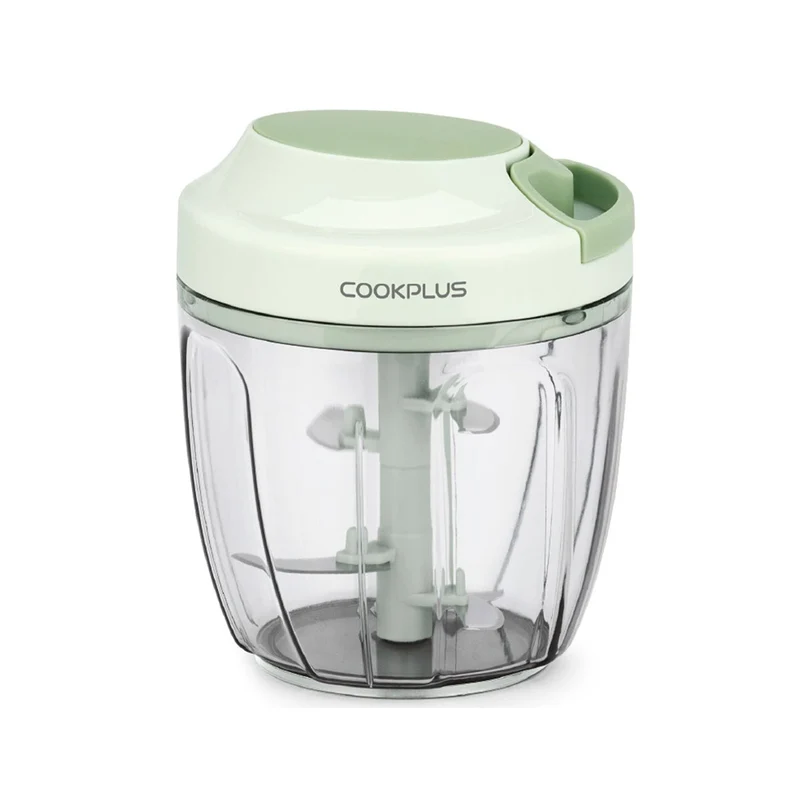 Easy Spin Multifunction 900ml Mint Vegetable Chopper - Effortless Food Preparation