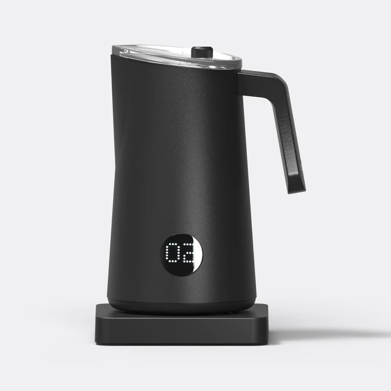 Automatisk mælkeskummer med mikrofoam til mælk og plantebaserede drikke