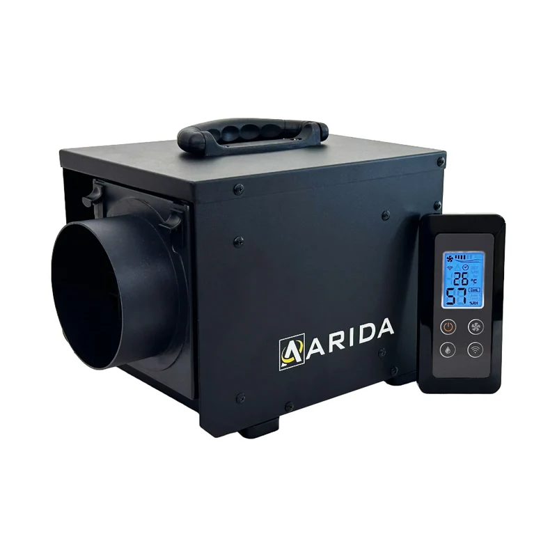 Arida Pro S13 WiFi Sorptionavfuktare - Med HEPA-filter för källare och företagslokaler