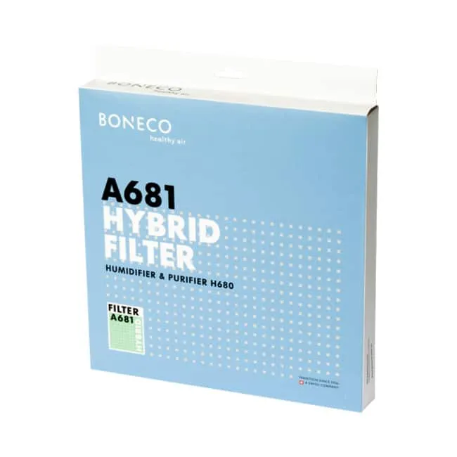 Filter Boneco A681 - Hybridfilter med HEPA- och kolfilter till H680 kombinerad luftfuktare/luftrenare