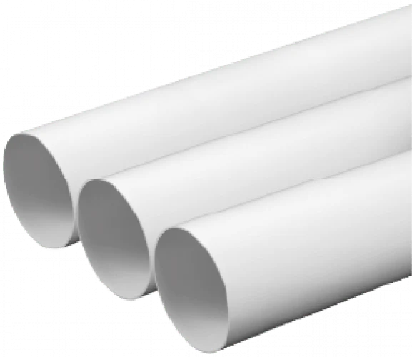 Rör 0,5m 125mm - Anpassningsbart Ventilationsrör