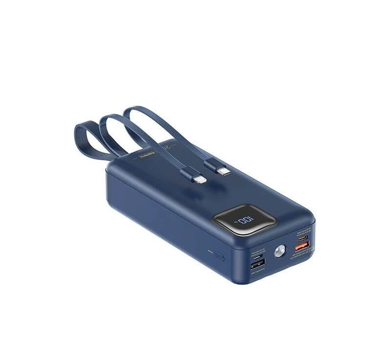 Powerbank 30.000 mAh | 20 W USB-C PD og 22,5 W hurtigopladning