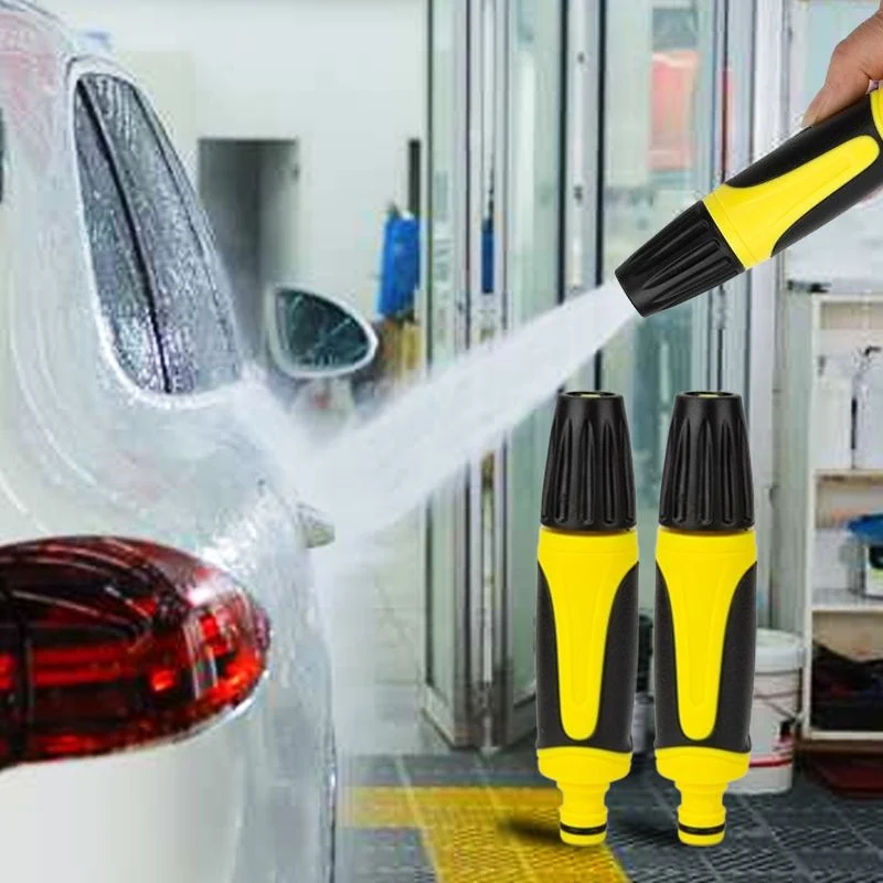 Spraydysse til haveslange med justerbart vandtryk | Korrosionsfrit materiale | Til bil, terrasse og have