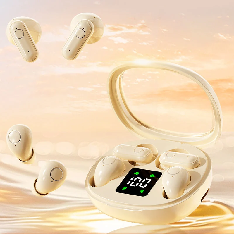 Trådløse In-Ear Hovedtelefoner | Bluetooth 5.4 med Støjreduktion & Ladetasker | Over 8 Timer Batterilevetid