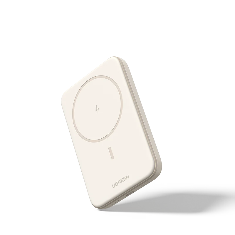 Trådløs 20W hurtigoplader med USB-C og MagSafe – Magnetisk powerbank 10.000 mAh