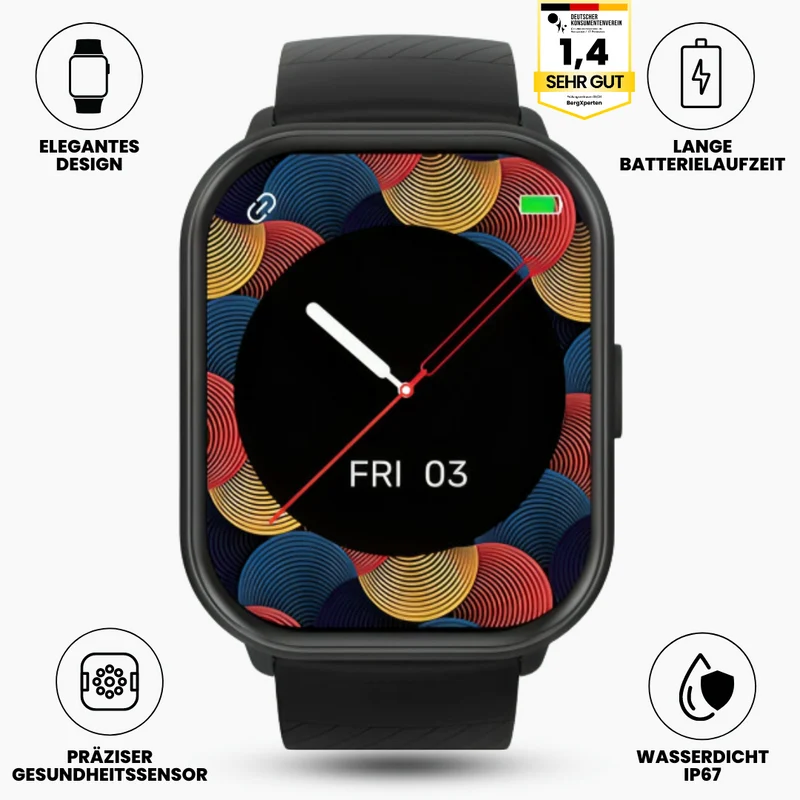 Smartwatch til sundhedsovervågning - Fitpro Ultra (2025)