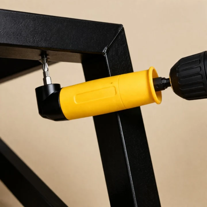 Adapter til Winkelborer 105° til trange steder | Magnetisk & 1/4" Sechskant | Rustfrit 45'er stål | 60/140 mm