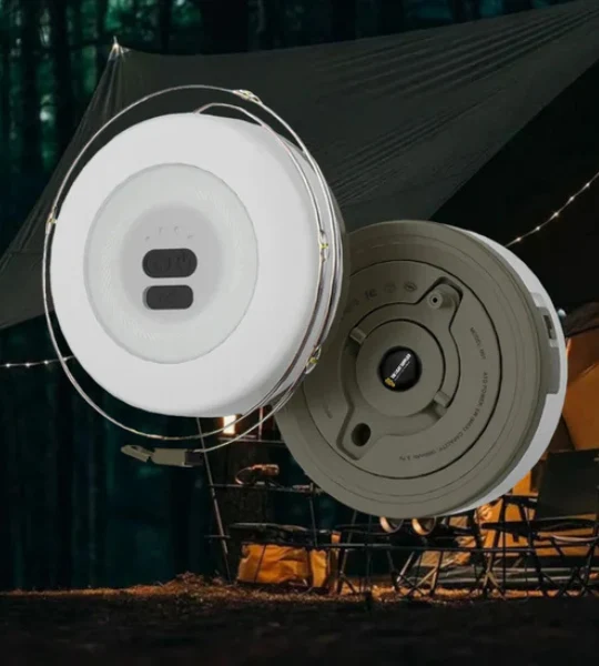 2-i-1 USB Genopladelig Campinglampe og Lyskæde til Udendørsbrug