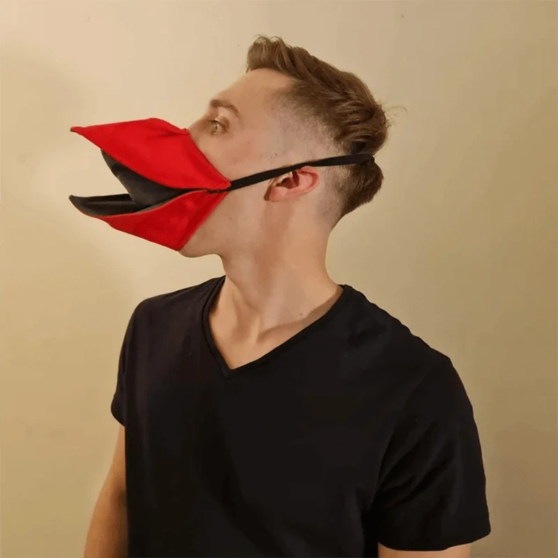 Samtale ansigtsmaske med andedesign