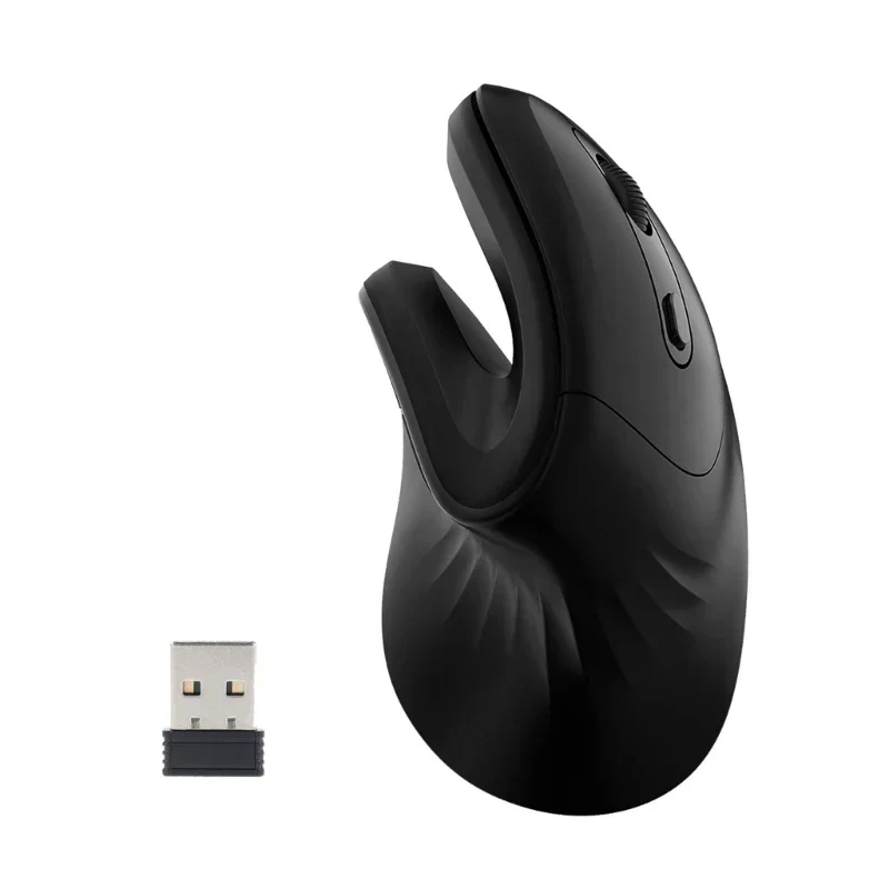 Ergonomisk trådløs vertikal mus