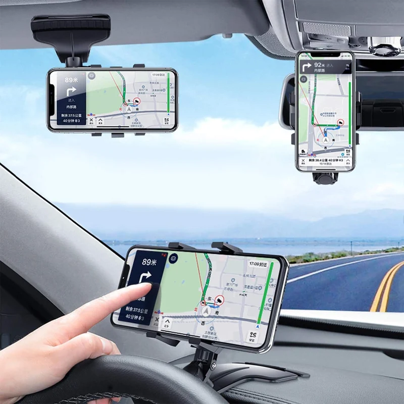 360 Graders Rotérbar Bil Dashboard Mobilholder