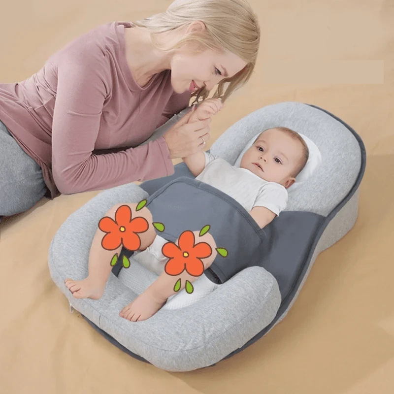 Ergonomisk og komfortabelt anti-spyt pude til spædbørn for bedre søvn