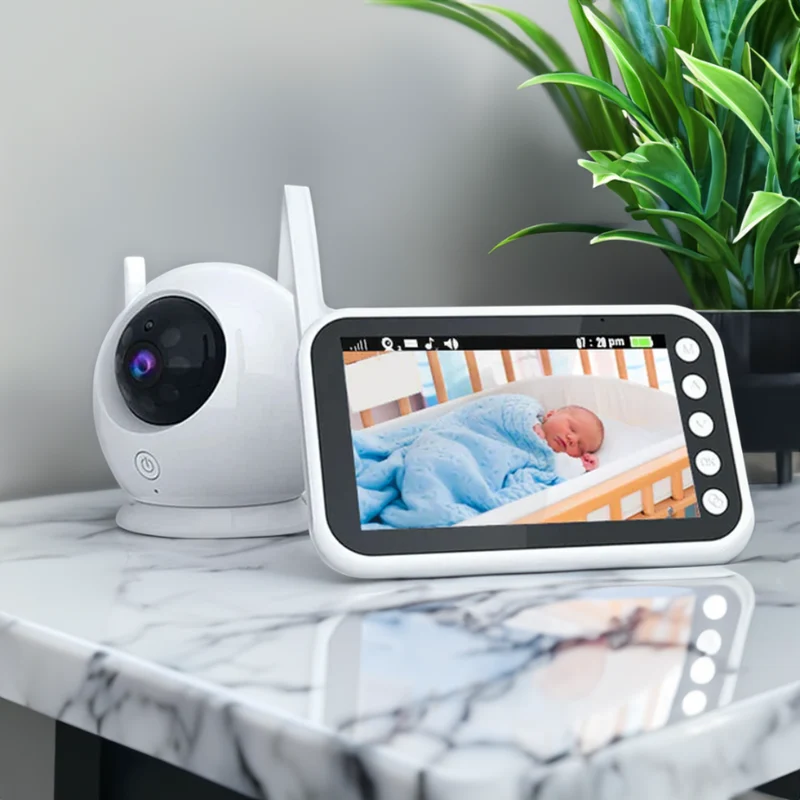 Babyphone med HD-kamera, nattevision og app-kontrol