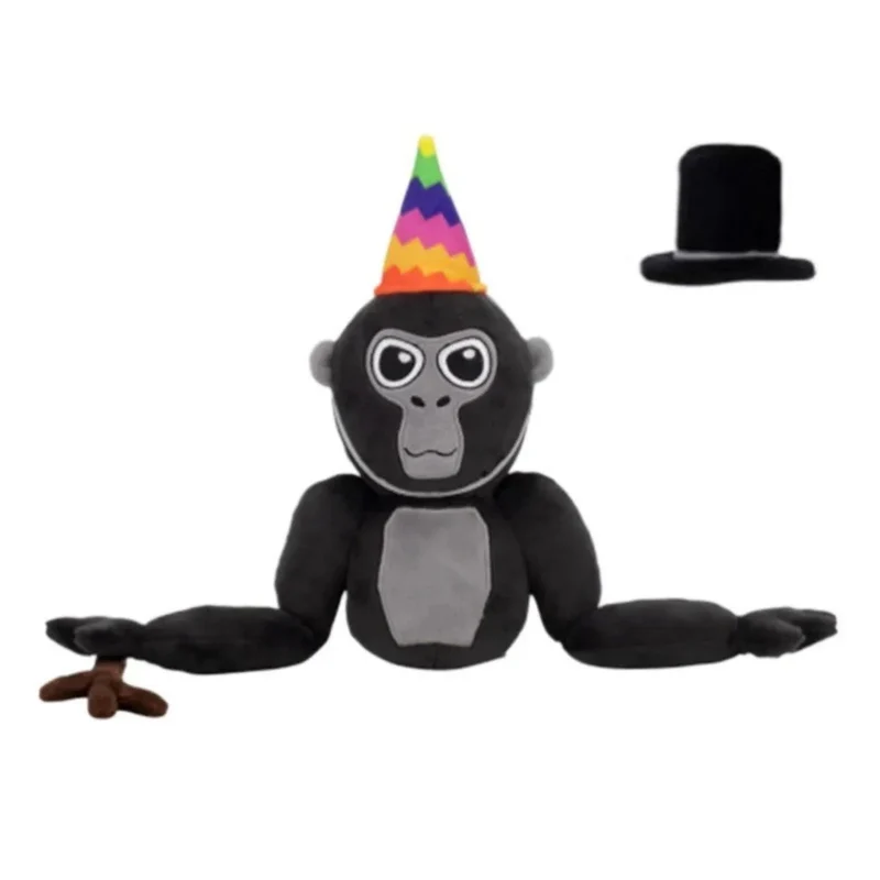 Farverig Abekat Plush Figur