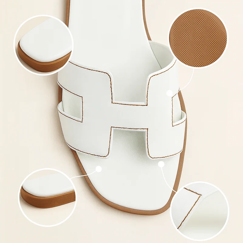 Flade Sommer Sandaler til kvinder - Komfortable Slip-On Sko