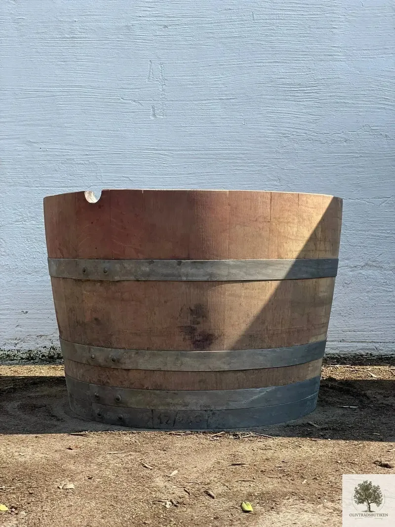 Halv vintunna i ek (2,5 cm gods) 70 x 47 cm