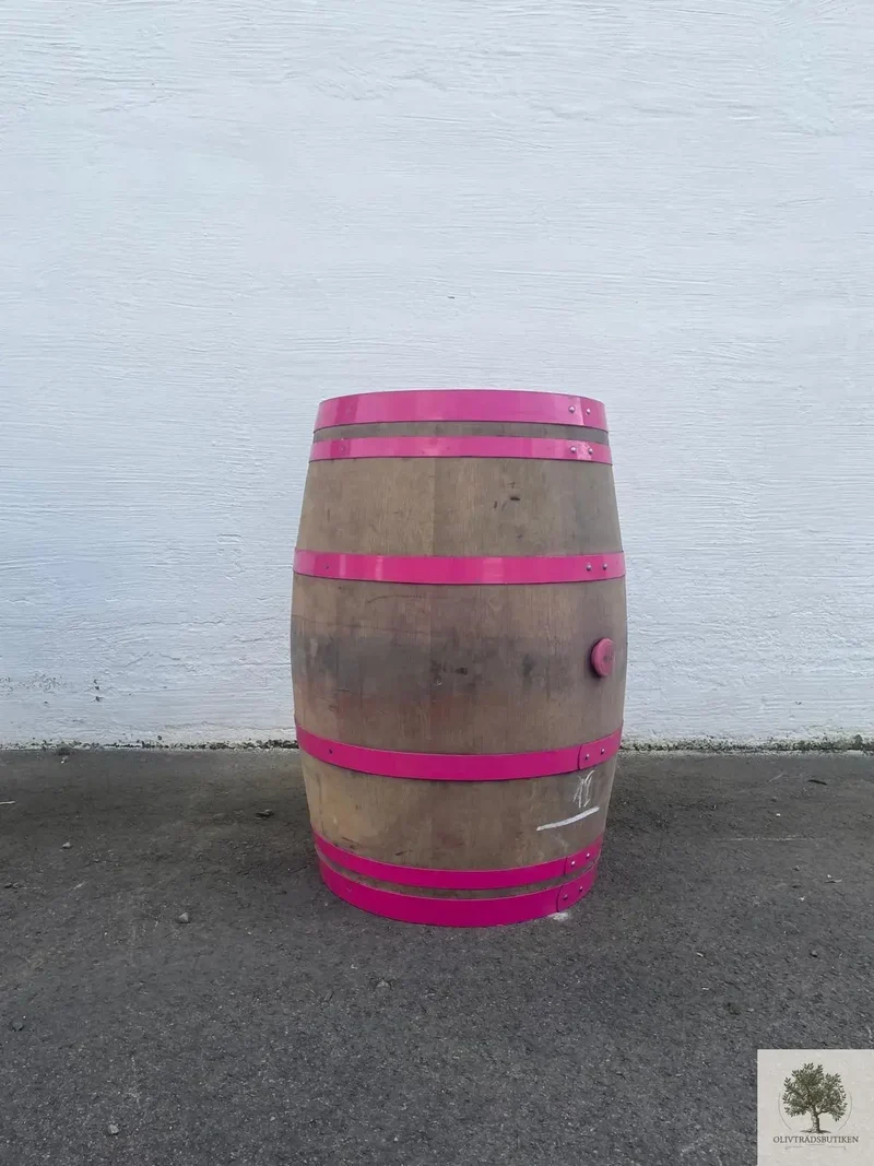 Vintunna i ek (använd) 70 x 96 cm Rosa Band
