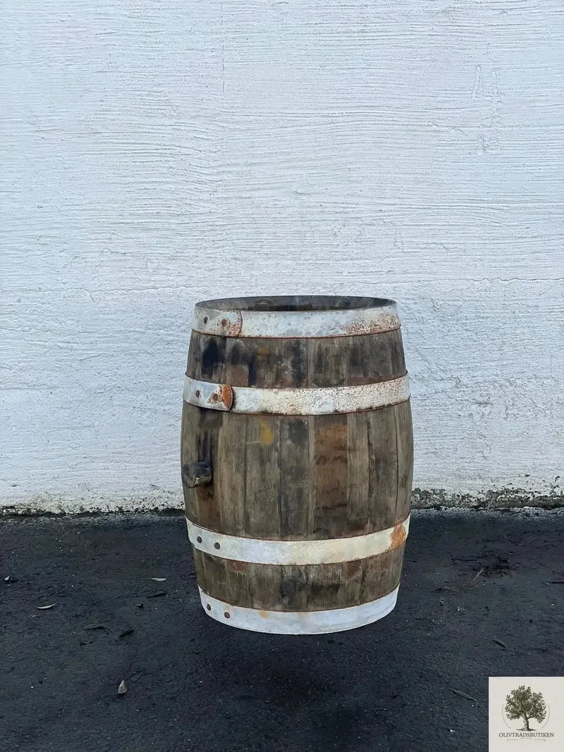 Hel whiskeytunna i ek 48 x 37 cm