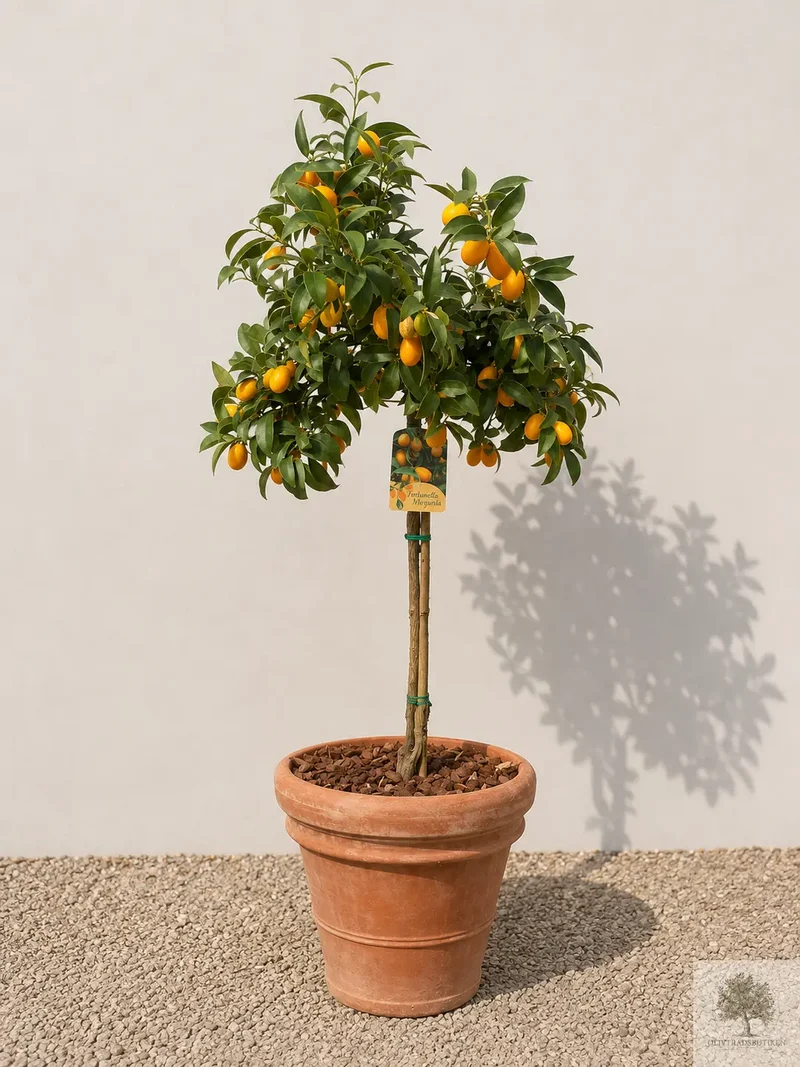 Kumquat på stam 150 cm (Fortunella margarita)