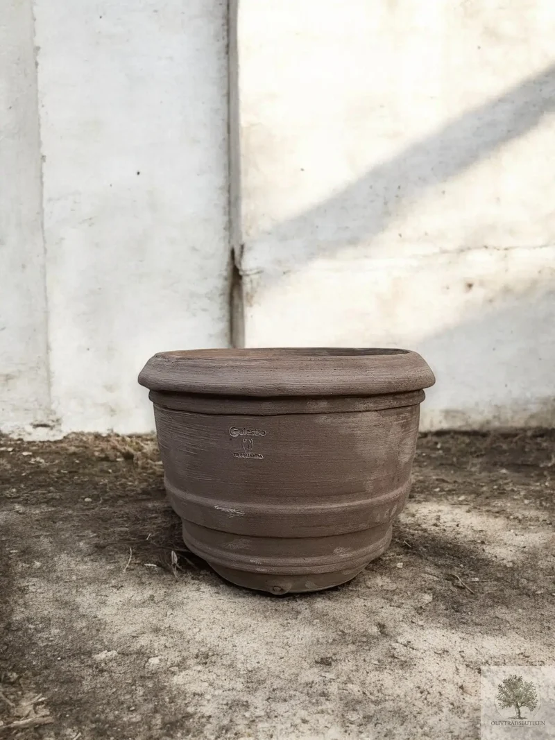 Kruka Terrakotta Grå - 41 cm diameter - 30 cm höjd