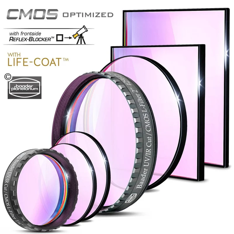 IR/UV Blockfilter och L-Filter 36 mm CMOS-optimerad