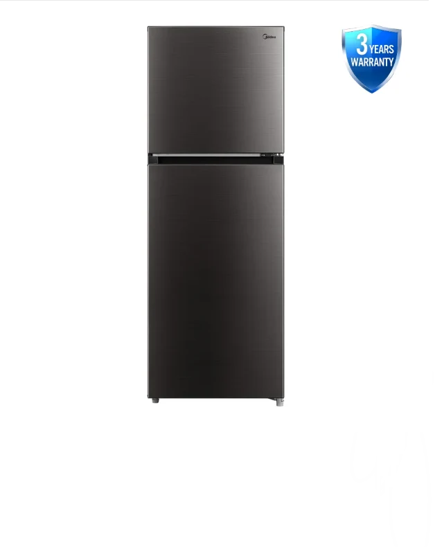 MIDEA MEET 236L Top Mount Fridge Freezer 3 Years Warranty -Jazz Black
