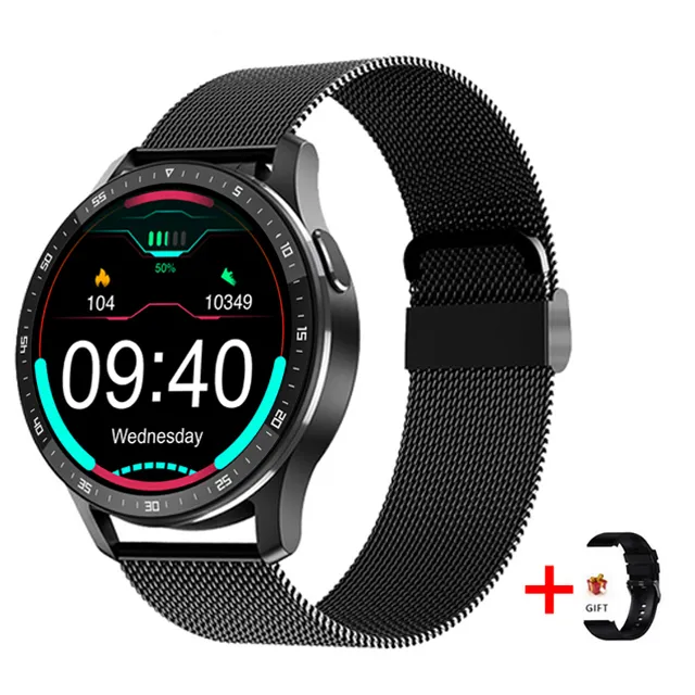To-en-i-én Smartwatch med Bluetooth-høretelefoner