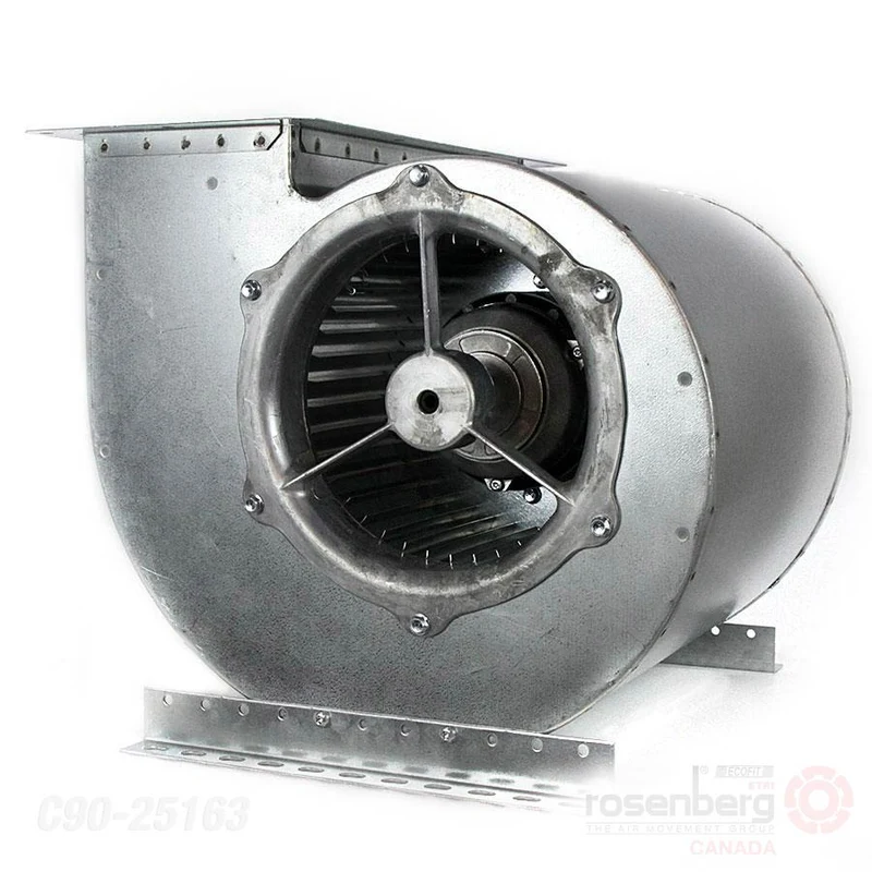 Rosenberg centrifugal AC Fan, Double inlet. DRAD 251-4 L (Models: C90-25163) VOLTAGE: 208/230D/380/460Y