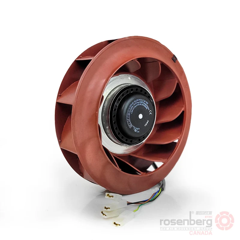 ECOFIT Backward-curved AC Fan, 2RREuB3 180x35R (Model K27-A4)