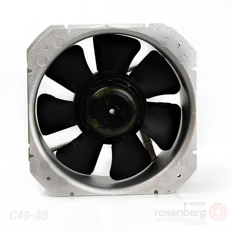 ECOFIT Axial AC Fan, 2VGCu25 200V (Model C49-A9)