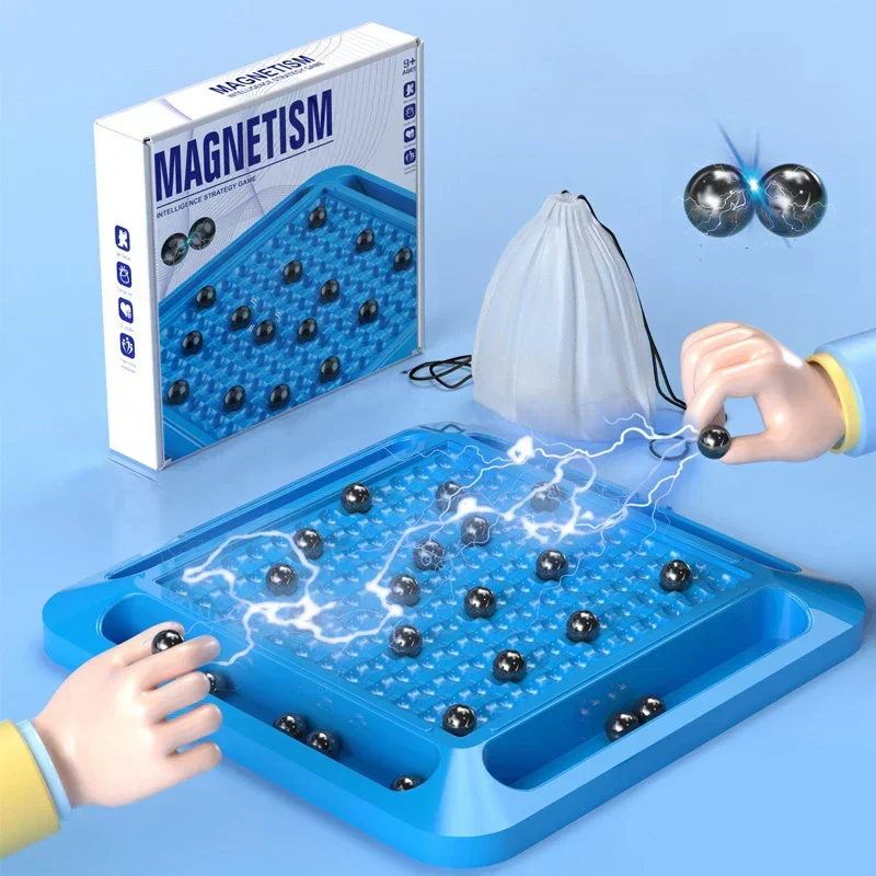 Strategisk Magnetisk Brætspil – GridMind