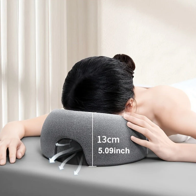 U-formet ansigtspude – Blød og ergonomisk designet