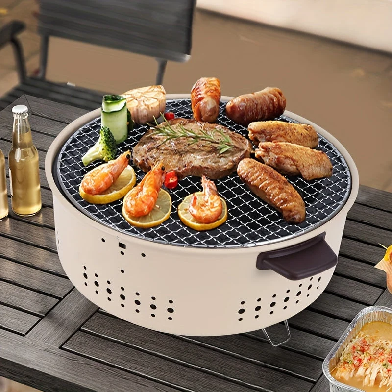 Bærbar Elektrisk Grill Uden Røg - Røglefri Grill