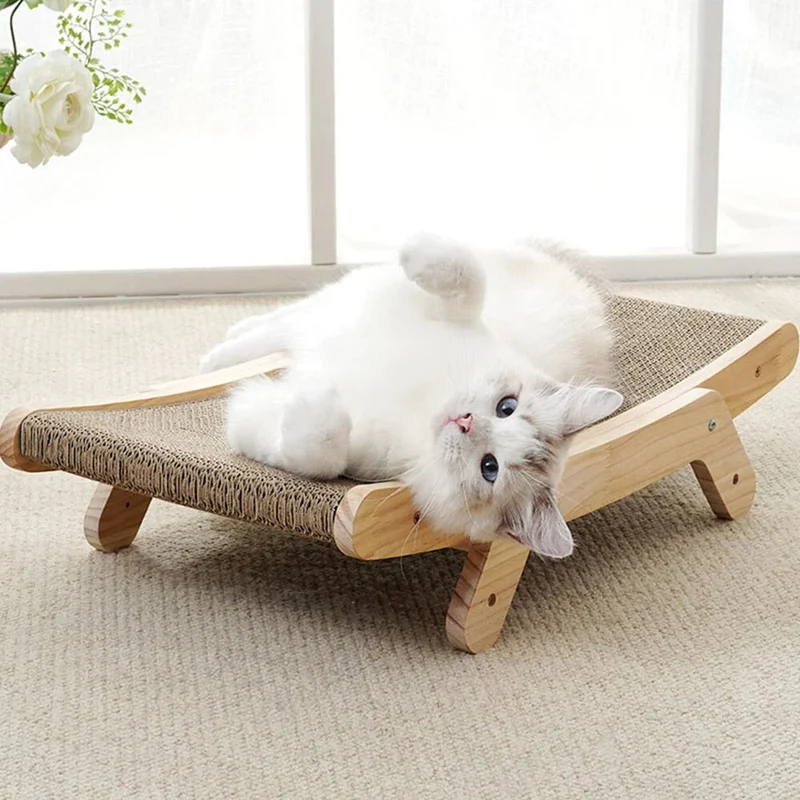 3-i-1 kløe- og siddeplads til katte