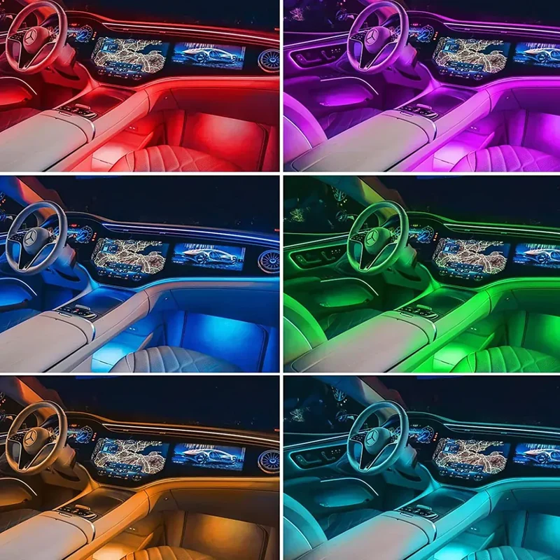 RGB Indvendig Belysning til Bil - GlowLine