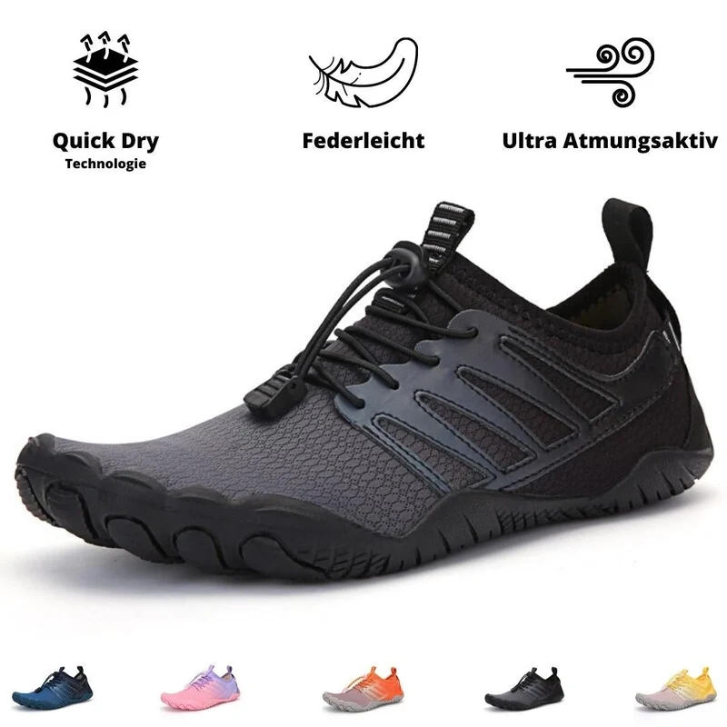 Lette Barfußsko med skridsikre egenskaber - Runner Light