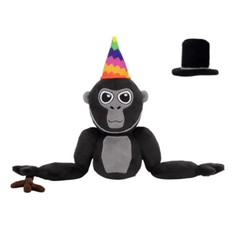 Farverig Gorilla Krammedyr – Sjovt Krammedyr