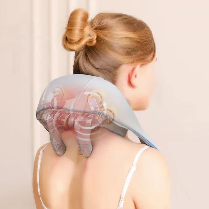 Healo Nakke Massageapparat - Dybt Shiatsu Lindre smerte
