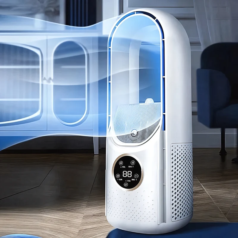Bærbar Luftkøler, stille, bladløs ventilator, mobil enhed