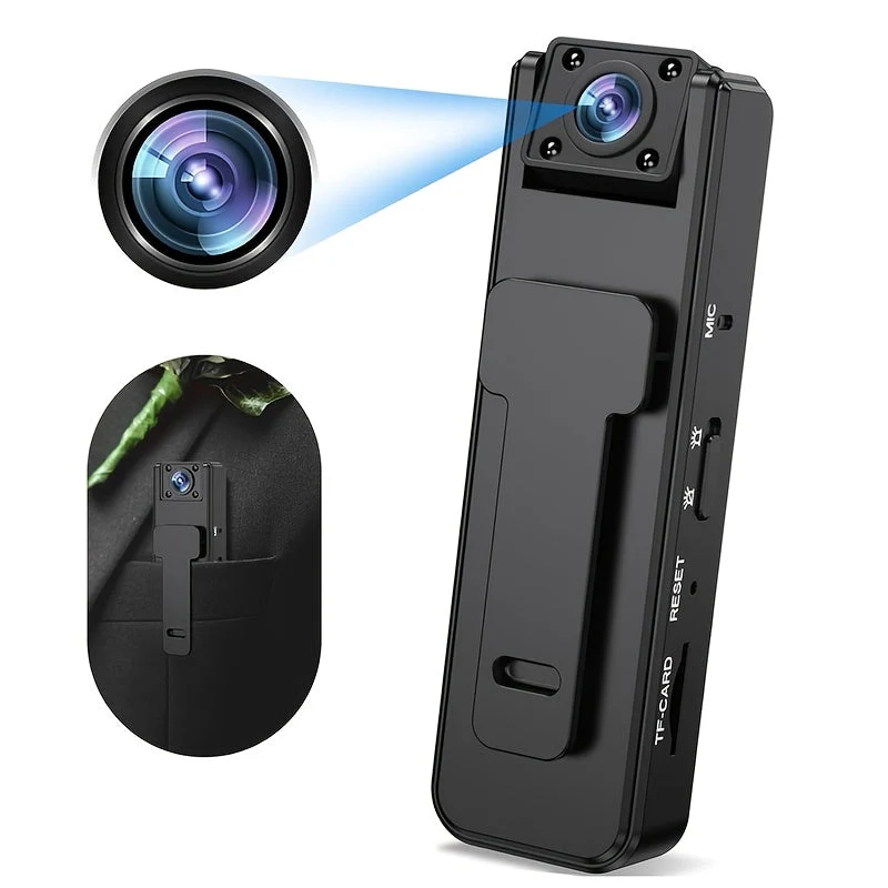 Bærbar Mini Kamera med Clip til Videoinspilninger