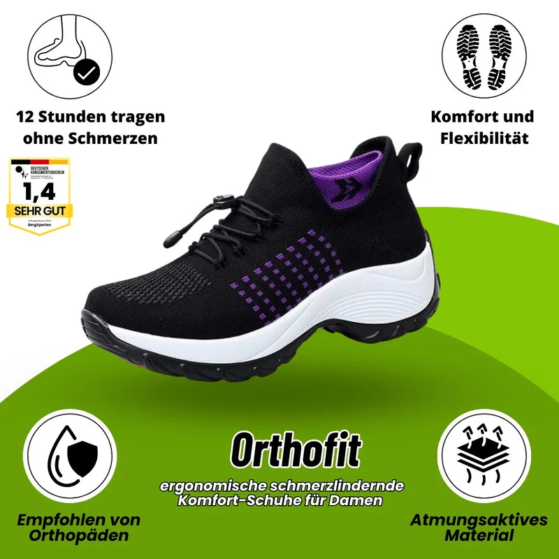 Ergonomiske komfortsko til kvinder med smertelindrende funktion