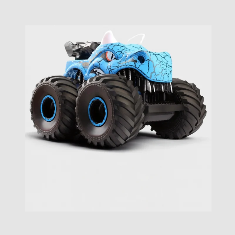 Radiostyret Monstertruck med LED Lygter og Røg