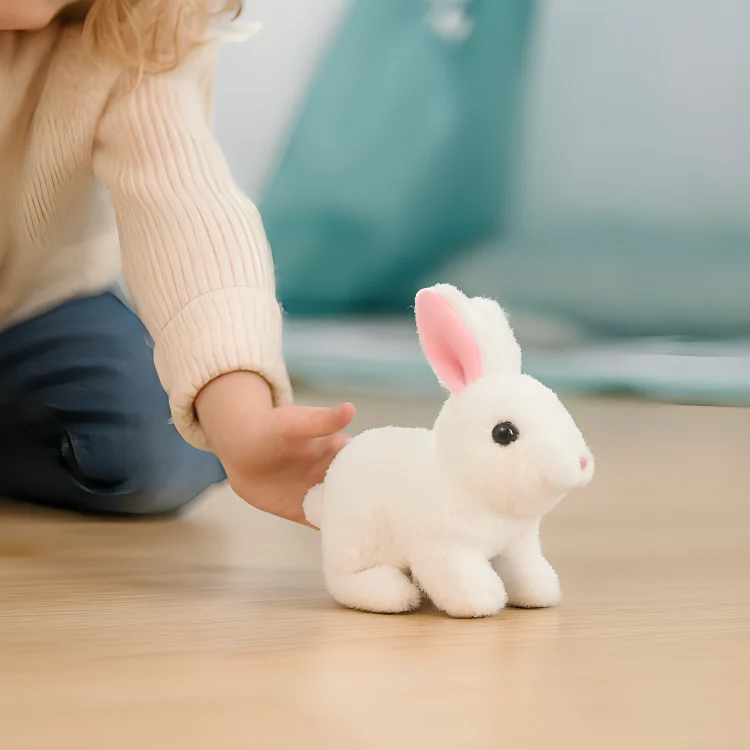 Blødt Kanin Legetøj i Plys, Hoppel Hase