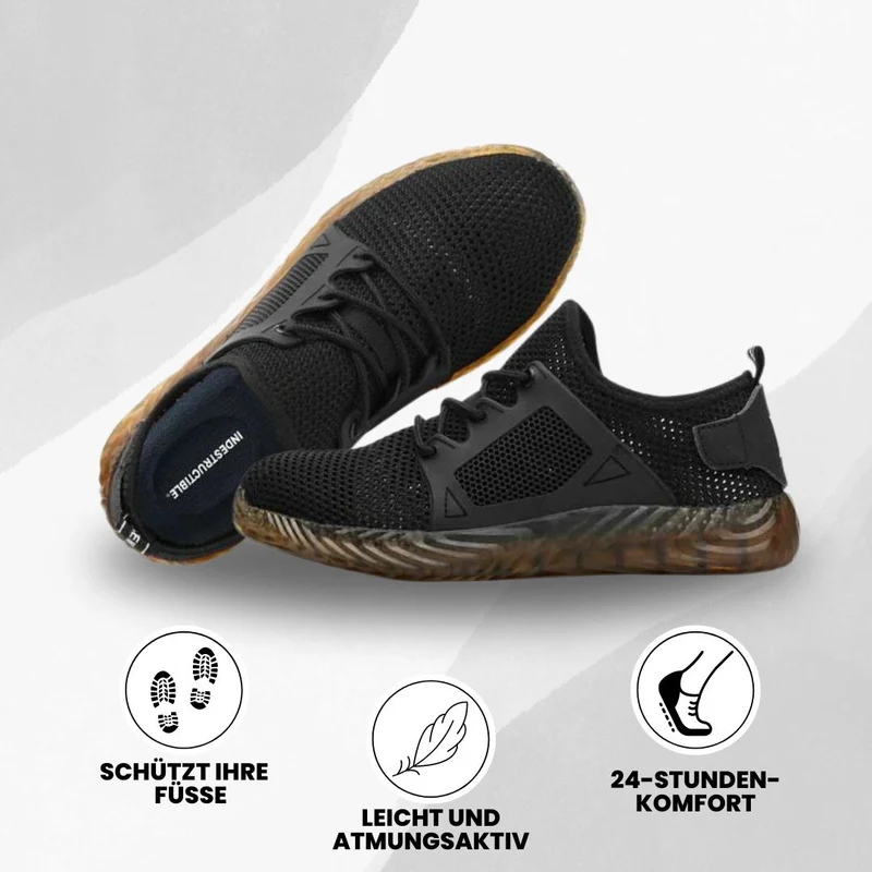 Sikkerhedssko til sneakers med EN-ISO standard
