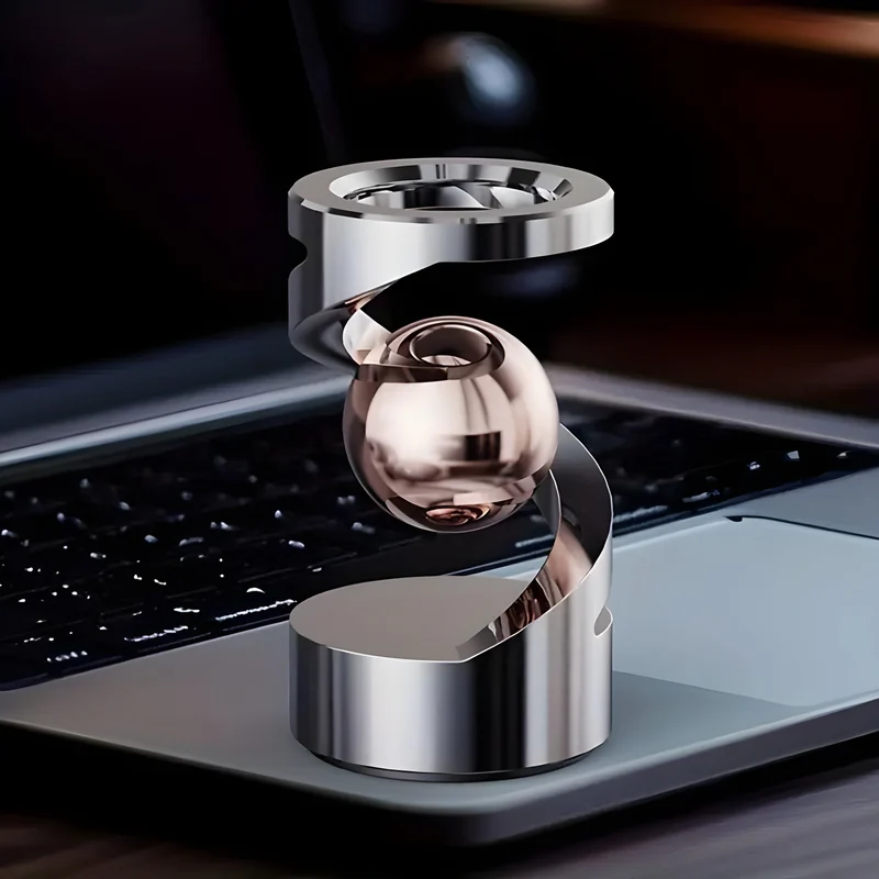 Fidget Legetøj til skrivebord med svævende gyroskop til afslapning og moderne indretning