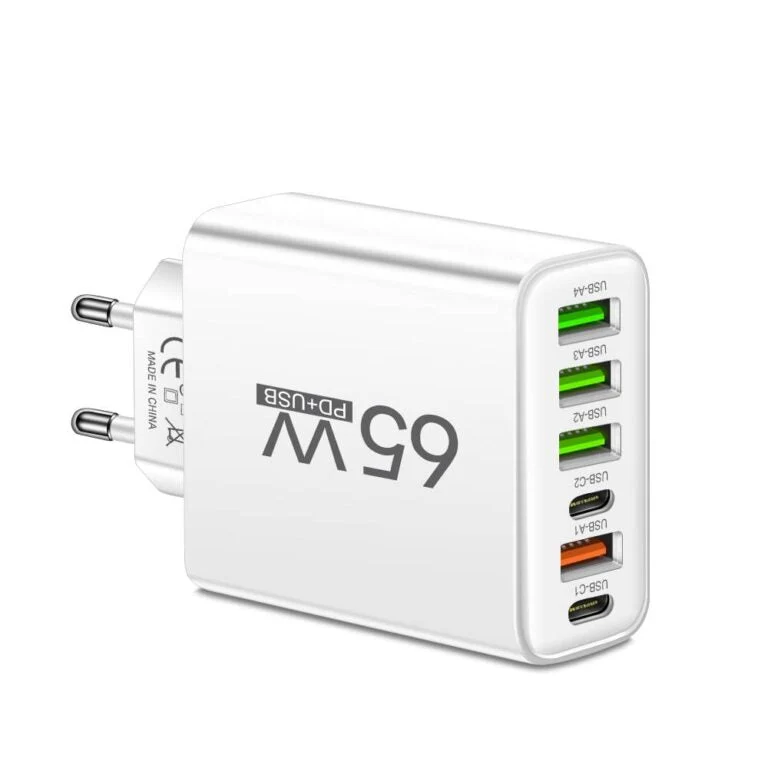 Multi USB Oplader - Hurtig og Sikker til Hjemmet og på Farten