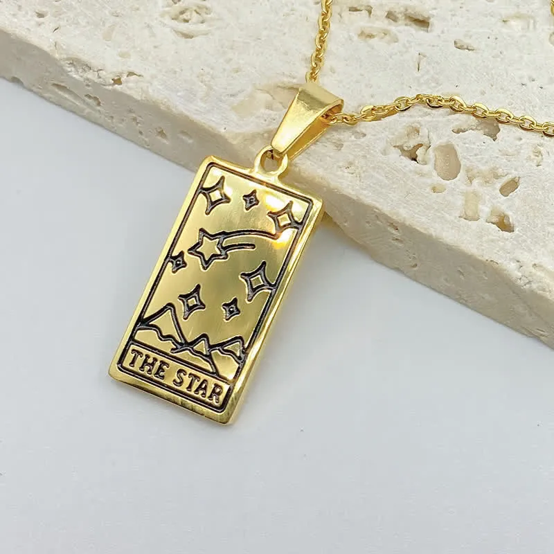 Vintage Tarot Kort Pendant – Lykkeamulet