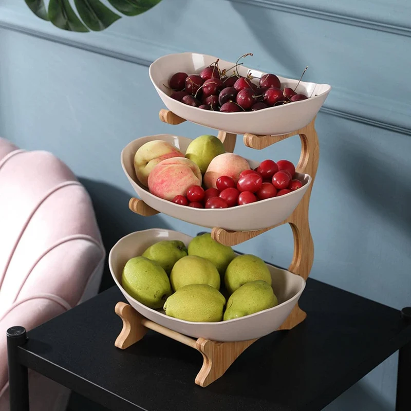 Frugttårn - Elegant køkkenorganisator til opbevaring